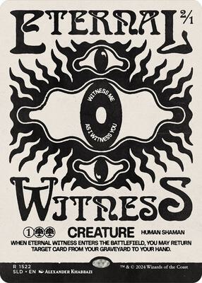 Eternal Witness (1522) card from Secret Lair Drop Series