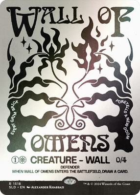Wall of Omens (Rainbow Foil) card from Secret Lair Drop Series