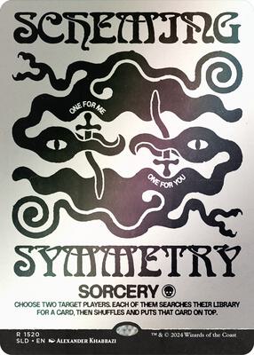 Scheming Symmetry (1520) (Rainbow Foil) card from Secret Lair Drop Series