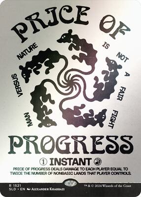 Price of Progress (Rainbow Foil) card from Secret Lair Drop Series