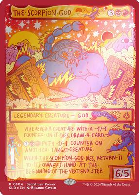 The Scorpion God card from Secret Lair Drop Series