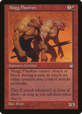 Mogg Flunkies card from Stronghold