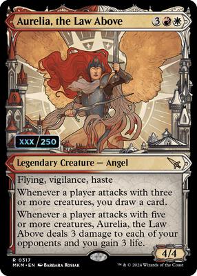 Aurelia, the Law Above (Serial Numbered) card from Murders at Karlov Manor