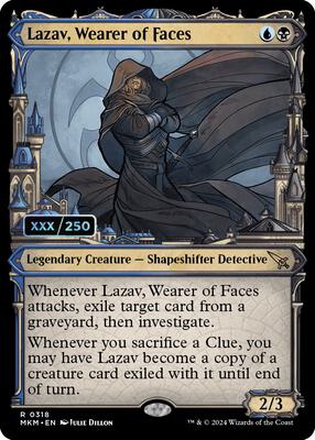 Lazav, Wearer of Faces (Serial Numbered) card from Murders at Karlov Manor