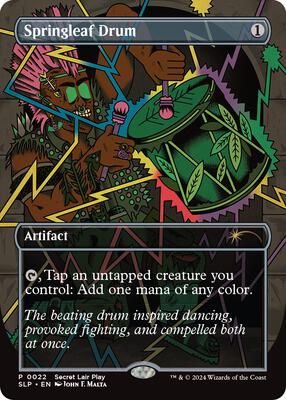 Springleaf Drum card from Secret Lair Showdown
