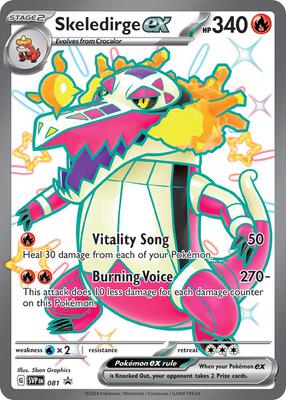 Skeledirge ex - 081 card from SV: Scarlet & Violet Promo Cards