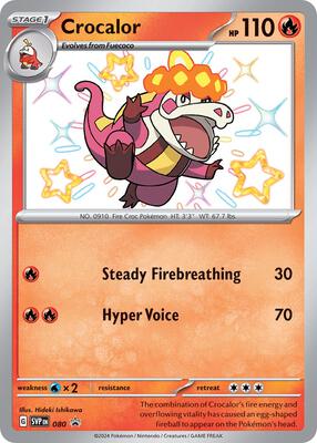 Crocalor - 080 card from SV: Scarlet & Violet Promo Cards