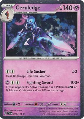 Ceruledge - 098/193 (Cosmos Holo) card from Miscellaneous Cards & Products