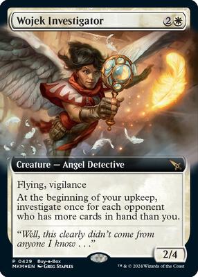 Wojek Investigator card from Buy-A-Box Promos