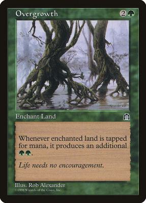 Overgrowth card from Stronghold