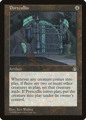 Portcullis card from Stronghold