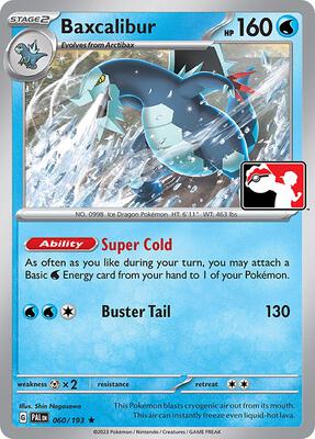 Baxcalibur - 060/193 card from Prize Pack Series Cards
