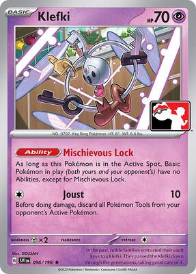Klefki - 096/198 card from Prize Pack Series Cards