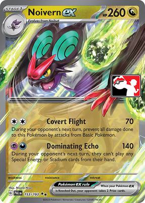 Noivern ex - 153/193 card from Prize Pack Series Cards