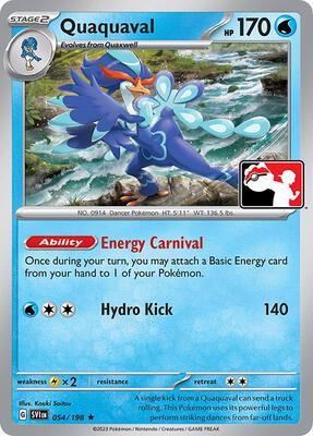 Quaquaval - 054/198 card from Prize Pack Series Cards