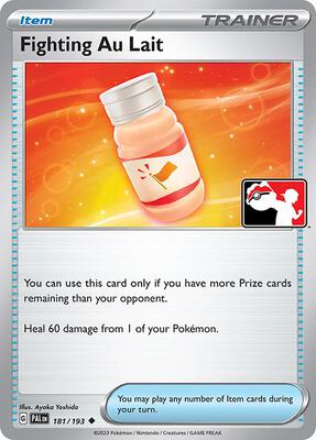 Fighting Au Lait - 181/193 card from Prize Pack Series Cards