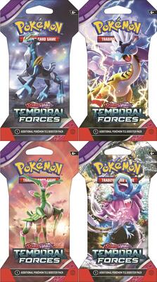 Temporal Forces Sleeved Booster Pack Art Bundle [Set of 4] card from SV05: Temporal Forces
