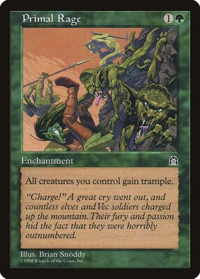 Primal Rage card from Stronghold
