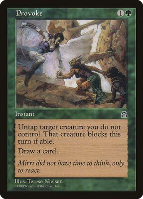 Provoke card from Stronghold