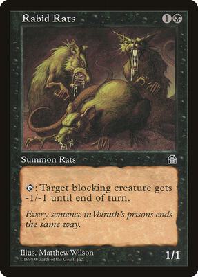 Rabid Rats card from Stronghold