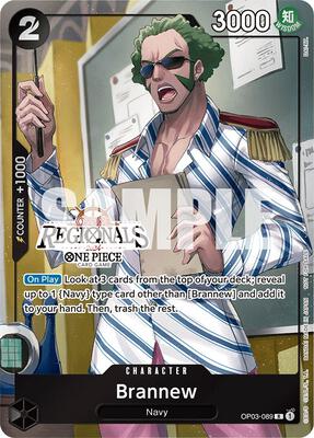 Brannew (Online Regional 2024) [Participant] card from One Piece Promotion Cards