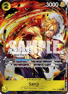 Sanji (Online Regional 2024) [Participant] card from One Piece Promotion Cards