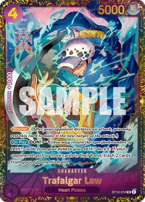 Trafalgar Law - ST10-010 card from One Piece Promotion Cards