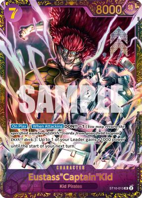 Eustass"Captain"Kid - ST10-013 card from One Piece Promotion Cards