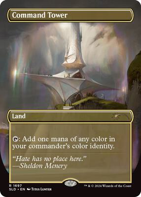 Command Tower (1697) card from Secret Lair Drop Series