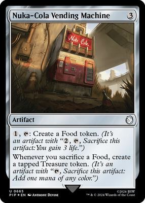 Nuka-Cola Vending Machine (Surge Foil) card from Universes Beyond: Fallout