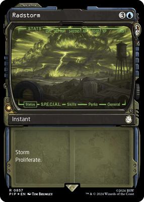 Radstorm (Showcase) (Surge Foil) card from Universes Beyond: Fallout