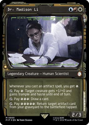 Dr. Madison Li (Showcase) (Surge Foil) card from Universes Beyond: Fallout