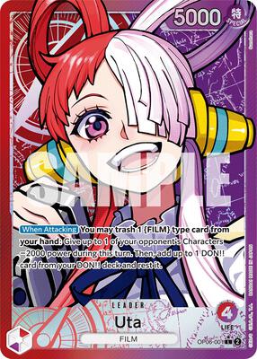Uta (Alternate Art) card from Wings of the Captain