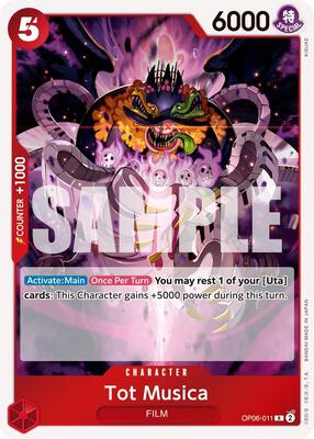 Tot Musica card from Wings of the Captain