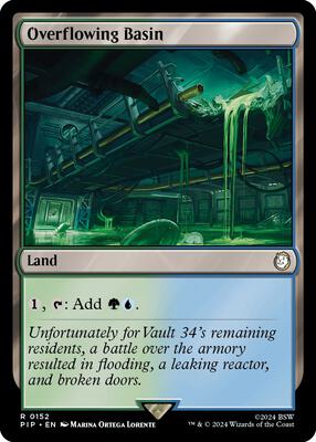 Overflowing Basin card from Universes Beyond: Fallout