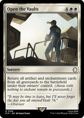Open the Vaults card from Universes Beyond: Fallout