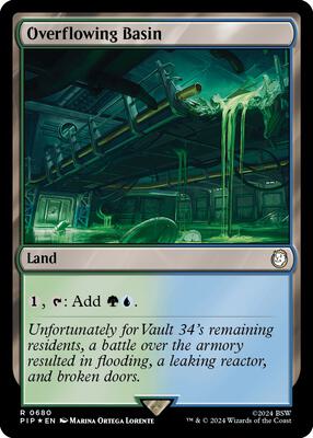 Overflowing Basin (Surge Foil) card from Universes Beyond: Fallout