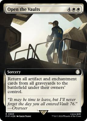 Open the Vaults (Extended Art) (Surge Foil) card from Universes Beyond: Fallout