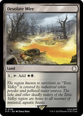 Desolate Mire card from Universes Beyond: Fallout
