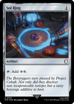 Sol Ring (Surge Foil) card from Universes Beyond: Fallout