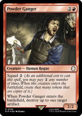 Powder Ganger (Surge Foil) card from Universes Beyond: Fallout