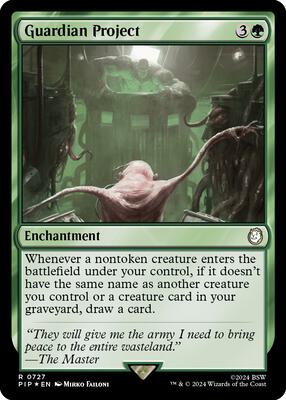 Guardian Project (Surge Foil) card from Universes Beyond: Fallout