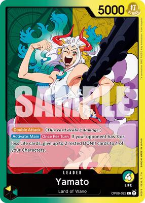 Yamato card from Wings of the Captain