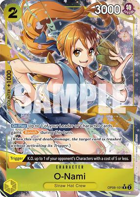 O-Nami (Alternate Art) card from Wings of the Captain