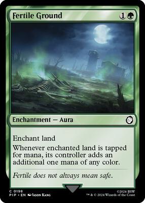 Fertile Ground card from Universes Beyond: Fallout