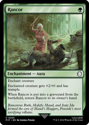 Rancor card from Universes Beyond: Fallout