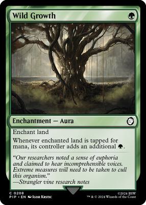 Wild Growth card from Universes Beyond: Fallout