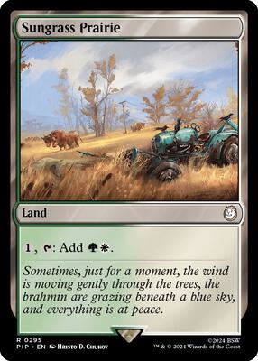 Sungrass Prairie card from Universes Beyond: Fallout