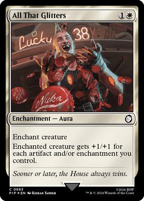 All That Glitters (Surge Foil) card from Universes Beyond: Fallout
