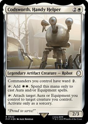 Codsworth, Handy Helper (Surge Foil) card from Universes Beyond: Fallout